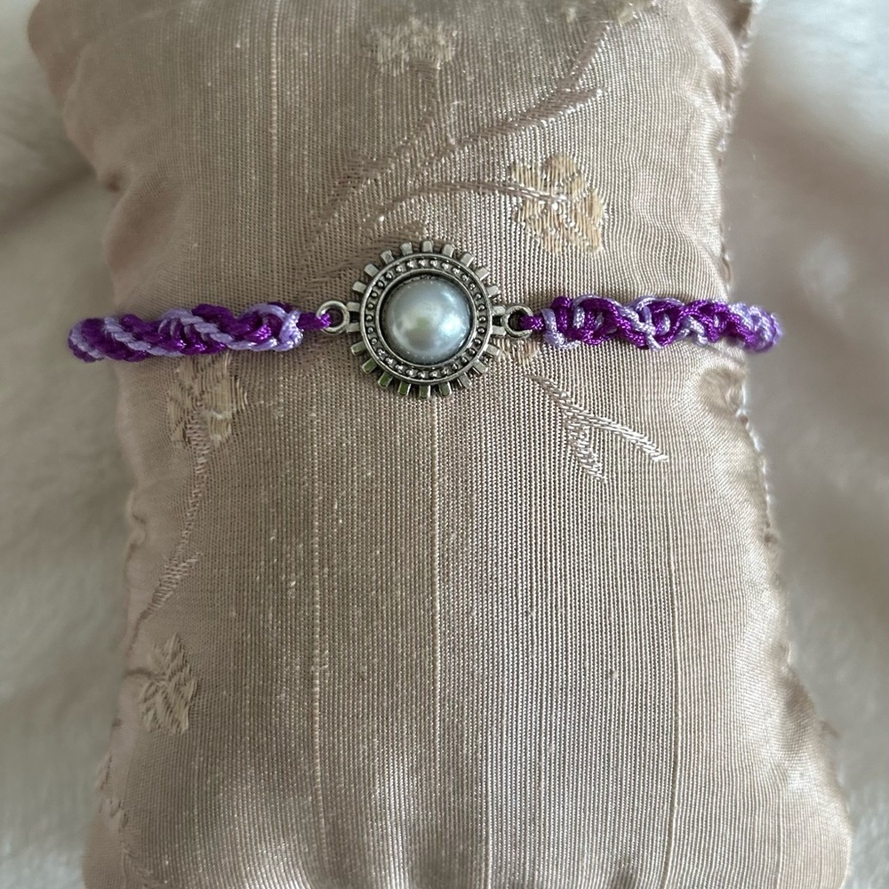 Blue String Bracelet - image 1